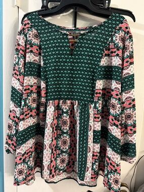 New Directions Curvy Size 3X Blouse